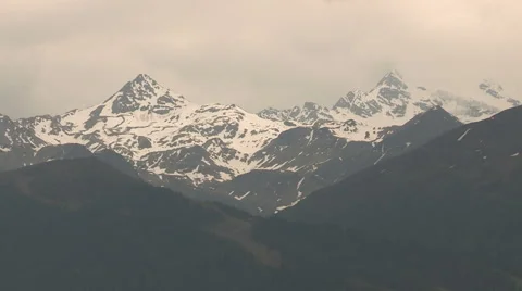 The snow-capped Alps Stock-Footage 60195686
