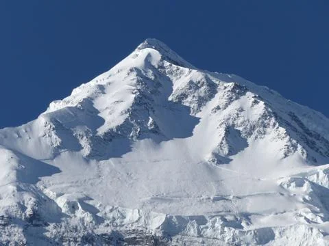 Snow capped Annapurna Foto stock