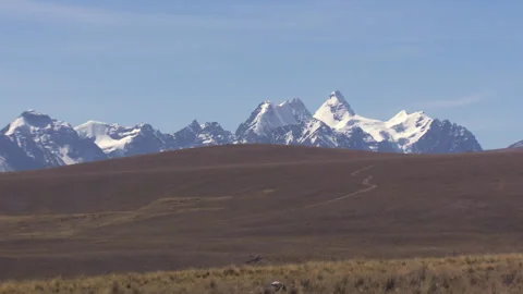 Snow capped mountain Bolivia Stock Footage 170025683