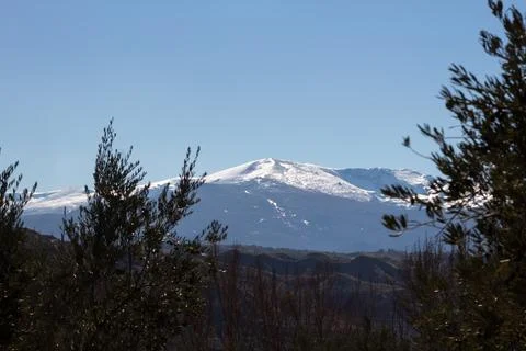 Snow-capped mountain Stock Photos