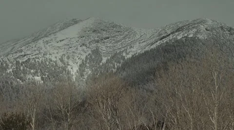 Snow Capped Mountains Stock-Footage 19010822