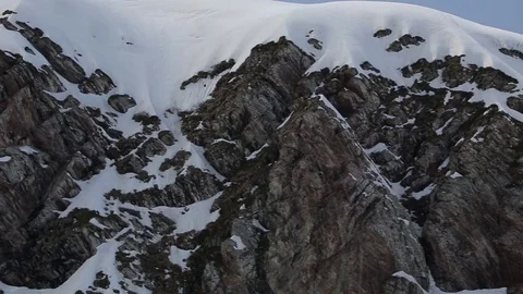 Snow-capped mountains Stock Footage 74413521