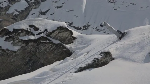 Snow-capped mountains Stock Footage 74413547
