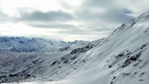Snow-capped mountains Video stock 74704353