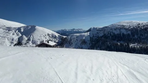 Snow capped mountains Video stock 232221188