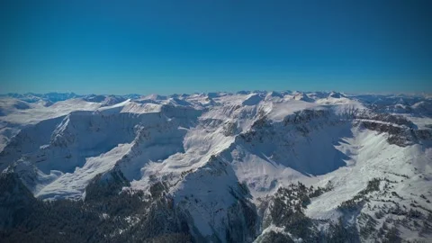 Snow capped mountains 動画素材 305702543