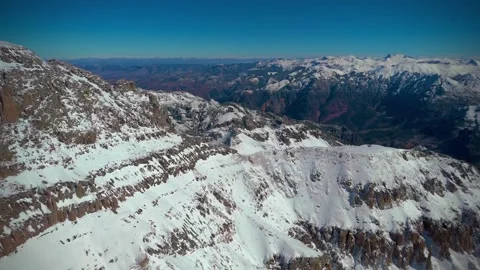 Snow capped mountains 動画素材 305702589