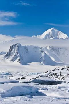 Snow-capped mountains Fotos Stock