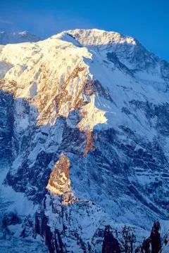 Snow capped mountains Stock Photos