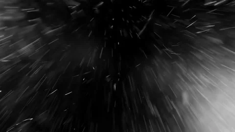 Snow. Car driving forward motion through a snow blizzard. Dense snowfall Video stock 161753370