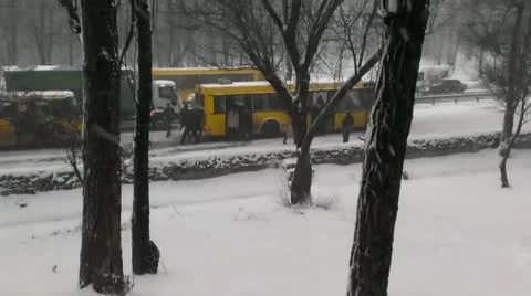 Snow chaos Stock Footage 23777669