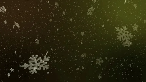 Snow Christmas Background - gentle falling shiny Snowflakes in 4K and loopable Stock Footage 82188476