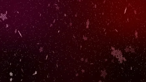 Snow Christmas Background - gentle falling shiny Snowflakes in 4K and loopable Stock Footage 82188661
