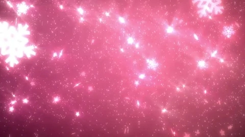 Snow Christmas Background - gentle falling shiny Snowflakes in 4K and loopable Stock Footage 82196876