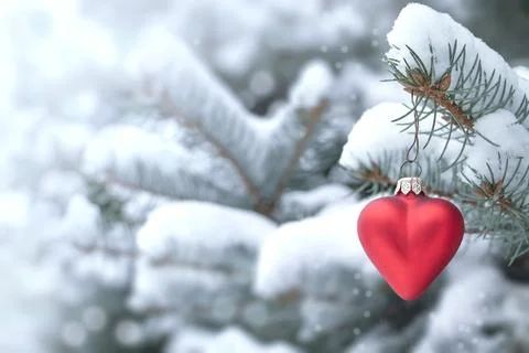Snow Christmas background Stock Photos