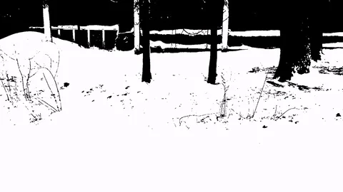 Snow Cleaner Grader Motion On Drawing Front View Stock Footage 83934491