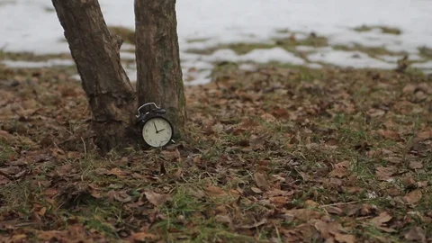 Snow Clock - scene 1-1 Stock-Footage 123404675