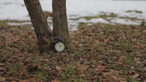 Snow Clock - scene 1-3 fixed Stock-Footage 123404664