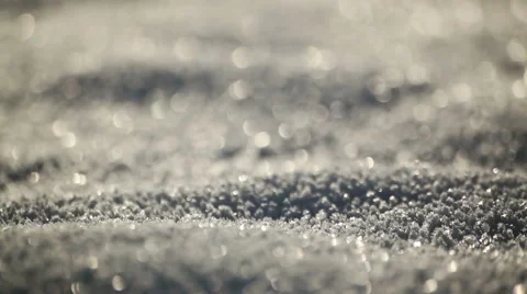Snow on the close up Stock Footage 44793407