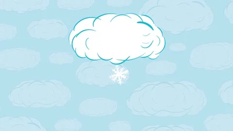 Snow cloud and sky Stock Footage 93993410