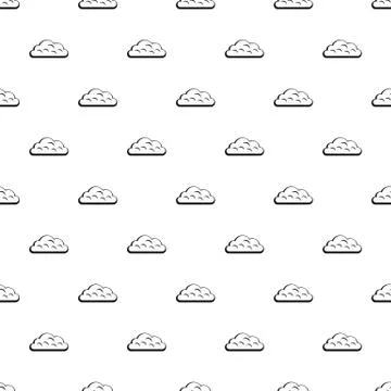 Snow cloud pattern Illustrazione stock