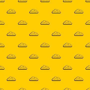 Snow cloud pattern vector Stock Illustration