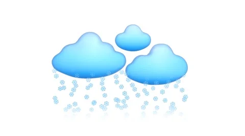 Snow clouds Stock Footage 42330498