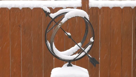 Snow Compass Stock Footage 100733820