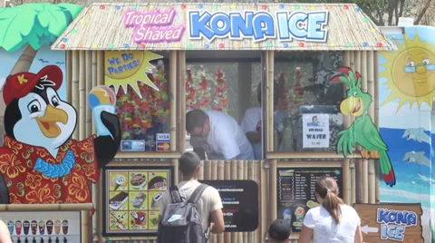 Snow cone Stock Footage 27815602