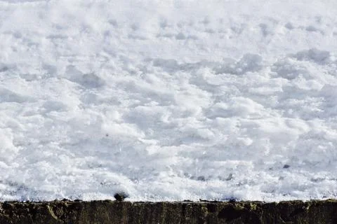 Snow cover texture background Stock-Fotos