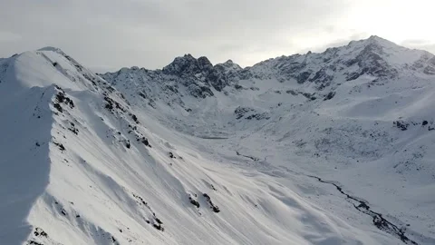 Snow-covered Caucasus mountains. Stock Footage 144286380
