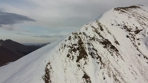 Snow-covered Caucasus mountains. Stock Footage 144286396