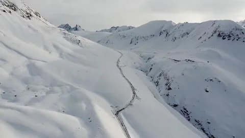 Snow-covered Caucasus mountains. Stock Footage 144286432