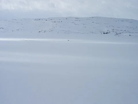 Snow covered landscape during winter 库存影片 73275299