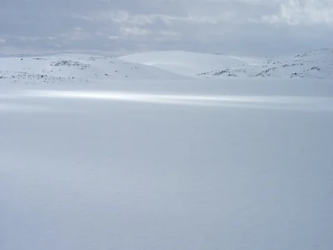 Snow covered landscape during winter 库存影片 73275628