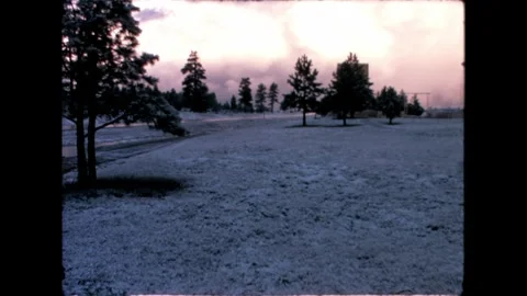 Snow-Covered Landscape Stock Footage 276291738
