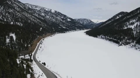 Snow-Covered Mountain 1 스톡 동영상 172607734