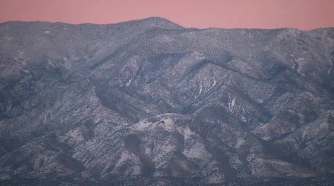 Snow Covered Mountain Stock Footage 77245