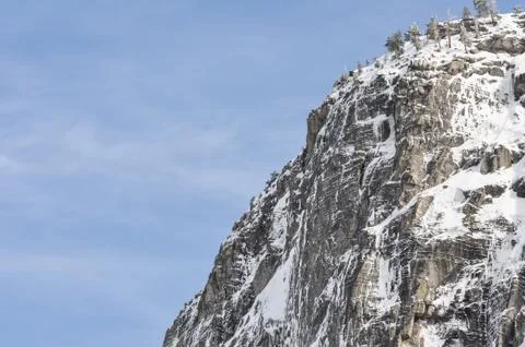 Snow covered mountain Foto stock