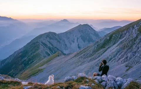 Snow-covered Mountain Stock Photos