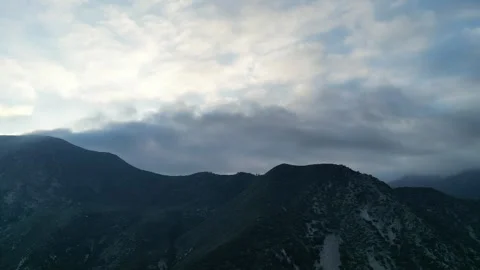 Snow Covered Mountain Road 스톡 동영상 264008411