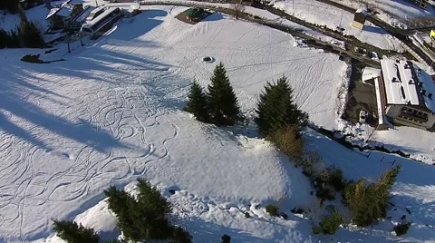 Snow-covered mountains and clouds in the Alps, austria Видео 46220104