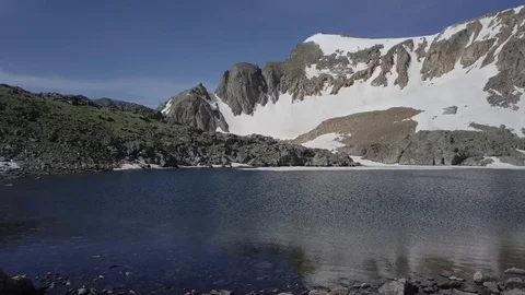 Snow Covered Mountains Video stock 125144955