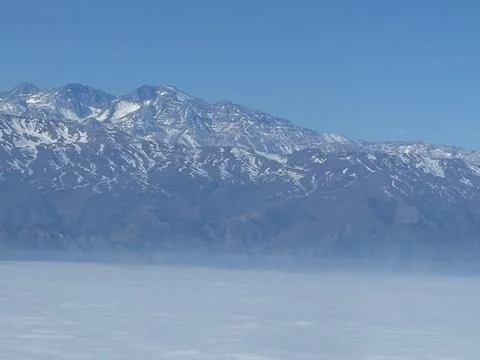 Snow-Covered Mountains Stock Photos