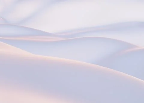 Snow-covered mountains in winter. Empty White backdrop, White smooth hills Stock Illustration