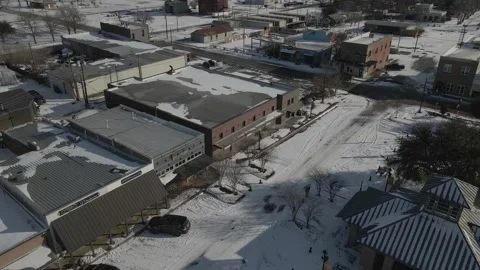 Snow covered town Stock-Footage 165906866
