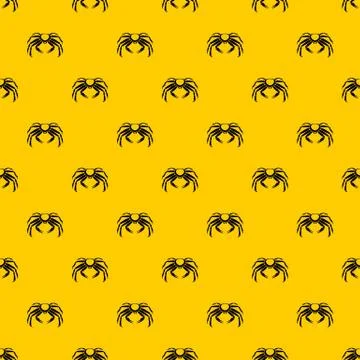 Snow crab pattern vector Illustrazione stock