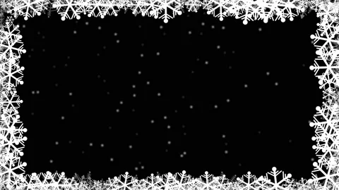 Snow cristal moving frame Stock Footage 222938945