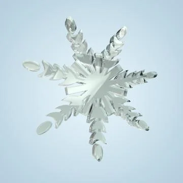 Snow crystal 4 Stock Illustration