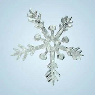 Snow crystal 6 Stock Illustration